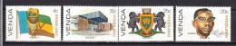 South Africa, Venda 1979,4V, Independence History,Coat Of Arms,Flags,Elephants,MNH/Postfris(A5010)) - Autres & Non Classés