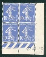 Lot 3995 France Coin Daté N°279 Semeuse (**) - 1930-1939
