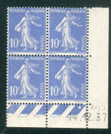 Lot 3966 France Coin Daté N°279 Semeuse (**) - 1930-1939