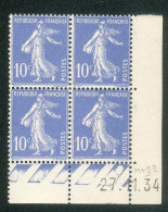 Lot 3872 France Coin Daté N°279 Semeuse (**) - 1930-1939