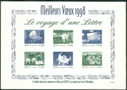 Lot 400 France épreuve Le Voyage D'une Lettre 1998 - Sonderganzsachen