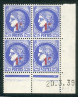 Lot 9394 France Coin Daté N°487 Cérès (**) - 1930-1939