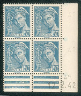 Lot 6148 France Coin Daté Mercure N°538 (**) - 1940-1949