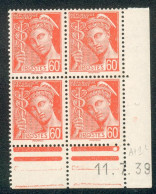 Lot 5942 France Coin Daté Mercure N°415 (**) - 1940-1949