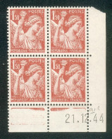 Lot A993 France Coin Daté Iris N°652 (**) - 1940-1949