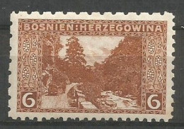 Bosnia Bosnien K.u.K. Austria Hungary Mi.33 Perforation 6½:9¼:9¼:6½ Coleman 1221 MH / * 1906 - Bosnia Erzegovina