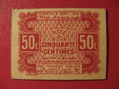 Maroc - 50 Centimes - Empire Cherifien - Dahir Du 6 Avril 1944 9294 - Morocco