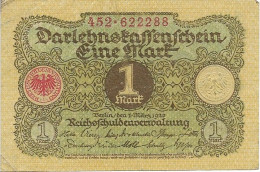 Duitsland - Darlehnskassenschein Eine Mark - 1920 - Imperial Debt Administration