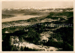 13756001 Uetliberg ZH Fliegeraufnahme Mit Zuerichsee Und Alpen Uetliberg ZH - Autres & Non Classés