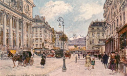 13755973 Geneve GE La Rue Du Mont Blanc Kuenstlerkarte Geneve GE - Autres & Non Classés