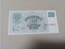 Billete De Letonia De 50 Rublos, Año 1992, UNC - Lettland