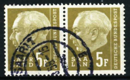 SAAR OPD 1957 Nr 411 Gestempelt WAAGR PAAR X5FA32A - Used Stamps