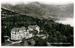 13750722 Chexbres Hotel Du Signal Et Son Parc Vue Aerienne Chexbres - Sonstige & Ohne Zuordnung