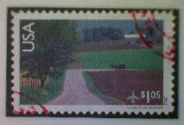 United States, Scott #C150, Used(o), 2012 Air Mail, Amish Horse And Buggy, $1.05, Multicolored - Oblitérés