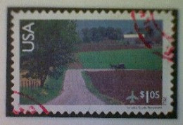 United States, Scott #C150, Used(o), 2012 Air Mail, Amish Horse And Buggy, $1.05, Multicolored - Used Stamps