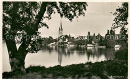 13750490 Berlingen Untersee Uferpartie Am See Blick Zur Kirche Berlingen Unterse - Sonstige & Ohne Zuordnung