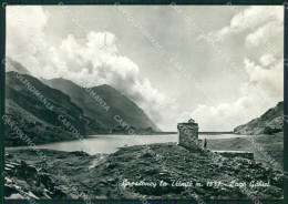 Aosta Gressoney La Trinitè Lago Gabiet PIEGA Foto FG Cartolina KB1579 - Aosta