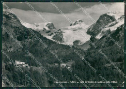 Aosta Ayas Fièry Ghiacciai Del Rosa PIEGHINA Foto FG Cartolina KB1652 - Aosta