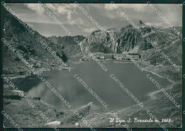 Aosta Gran San Bernardo Lago STRAPPINO Foto FG Cartolina KB1648 - Aosta