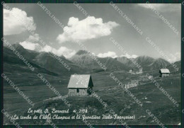 Aosta Piccolo San Bernardo Frontiera Foto FG Cartolina KB1639 - Aosta