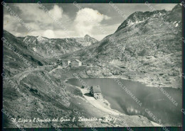 Aosta Gran San Bernardo Lago Ospizio Foto FG Cartolina KB1686 - Aosta