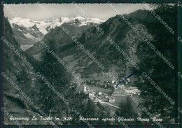 Aosta Gressoney La Trinitè Ghiacciai Monte Rosa Foto FG Cartolina KB1611 - Aosta