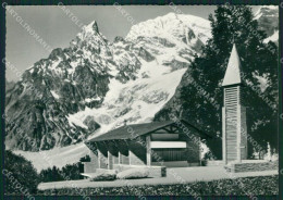 Aosta Courmayeur Entrèves Monte Bianco Foto FG Cartolina KB1612 - Aosta