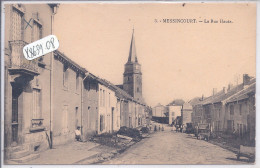 MESSINCOURT- LA RUE HAUTE - Sonstige & Ohne Zuordnung