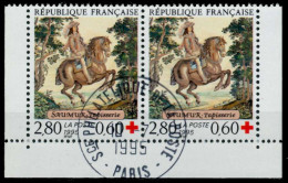 FRANKREICH 1995 Nr 3091C Zentrisch Gestempelt WAAGR PAAR X88F42E - Oblitérés