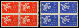 GRIECHENLAND 1961 Nr 775-776 Postfrisch VIERERBLOCK S038DE6 - Unused Stamps