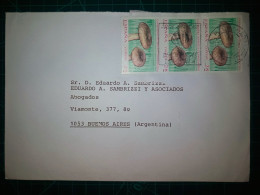 ESPAGNE : Enveloppe Distribuée à Buenos Aires, Argentine En 1983. Cachet Spécial "Retour à Saint-Jacques De Compostelle" - Used Stamps