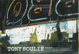 *CPM - 15 X 22 - Peinture De Tony SOULIE - Invitation Galerie Daniel DUCHOZE à ROUEN (76) - Exhibitions