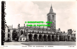 R508771 ST. A. 38. College Tower And Quadrangle. St. Andrews. Tuck. RP. 1960 - Mundo