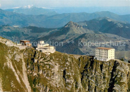 13744184 Monte Generoso Alberghi Monte Generoso Vetta Fliegeraufnahme Monte Gene - Autres & Non Classés