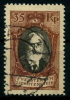 LIECHTENSTEIN 1921 Nr 56B Gestempelt X700102 - Usati