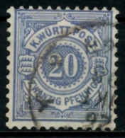 WÜRTTEMBERG AUSGABE VON 1875 1900 Nr 47a Gestempelt X713692 - Afgestempeld