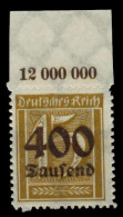 D-REICH INFLA Nr 297 P OR Postfrisch ORA X72497E - Unused Stamps