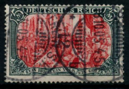 D-REICH GERMANIA Nr 81Aa Gestempelt Gepr. X726D46 - Used Stamps