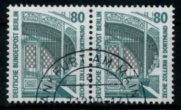 BERLIN DS SEHENSW Nr 796 Gestempelt WAAGR PAAR X72B246 - Used Stamps