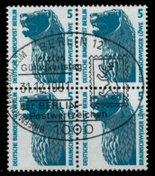 BERLIN DS SEHENSW Nr 863 Zentrisch Gestempelt VIERERBLOCK X72B236 - Used Stamps