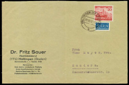 BRD 1952 Nr 152 BRIEF EF X78D596 - Covers & Documents