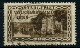 SAARGEBIET 1934 Nr 184 Gestempelt X794F86 - Usados