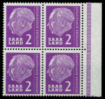 SAAR OPD 1957 Nr 381 Postfrisch VIERERBLOCK SRA X799AF2 - Unused Stamps