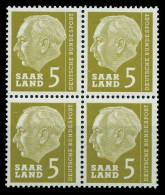 SAAR OPD 1957 Nr 384 Postfrisch VIERERBLOCK X799B9A - Ongebruikt