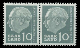 SAAR OPD 1957 Nr 386 Postfrisch WAAGR PAAR X799B72 - Unused Stamps