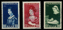 SAARLAND 1956 Nr 376-378 Gestempelt X79C4AE - Oblitérés