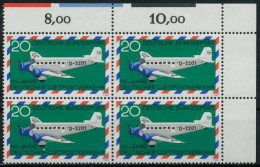 BRD 1969 Nr 576 Postfrisch VIERERBLOCK ECKE-ORE X831EF6 - Unused Stamps