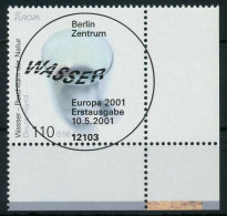 BRD BUND 2001 Nr 2185 ESST Zentrisch Gestempelt ECKE-URE X84CE8E - Usados