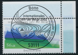 BRD 2002 Nr 2231 Zentrisch Gestempelt ECKE-ORE X936552 - Used Stamps