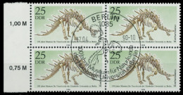 DDR 1990 Nr 3325 ESST Zentrisch Gestempelt VIERERBLOCK SRA X04B356 - Usati